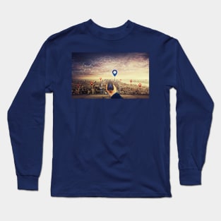 Searching for location Long Sleeve T-Shirt